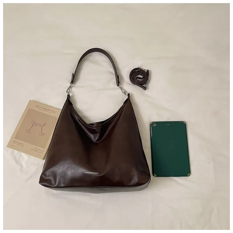 Soft Slouch Shoulder Tote — detail 9