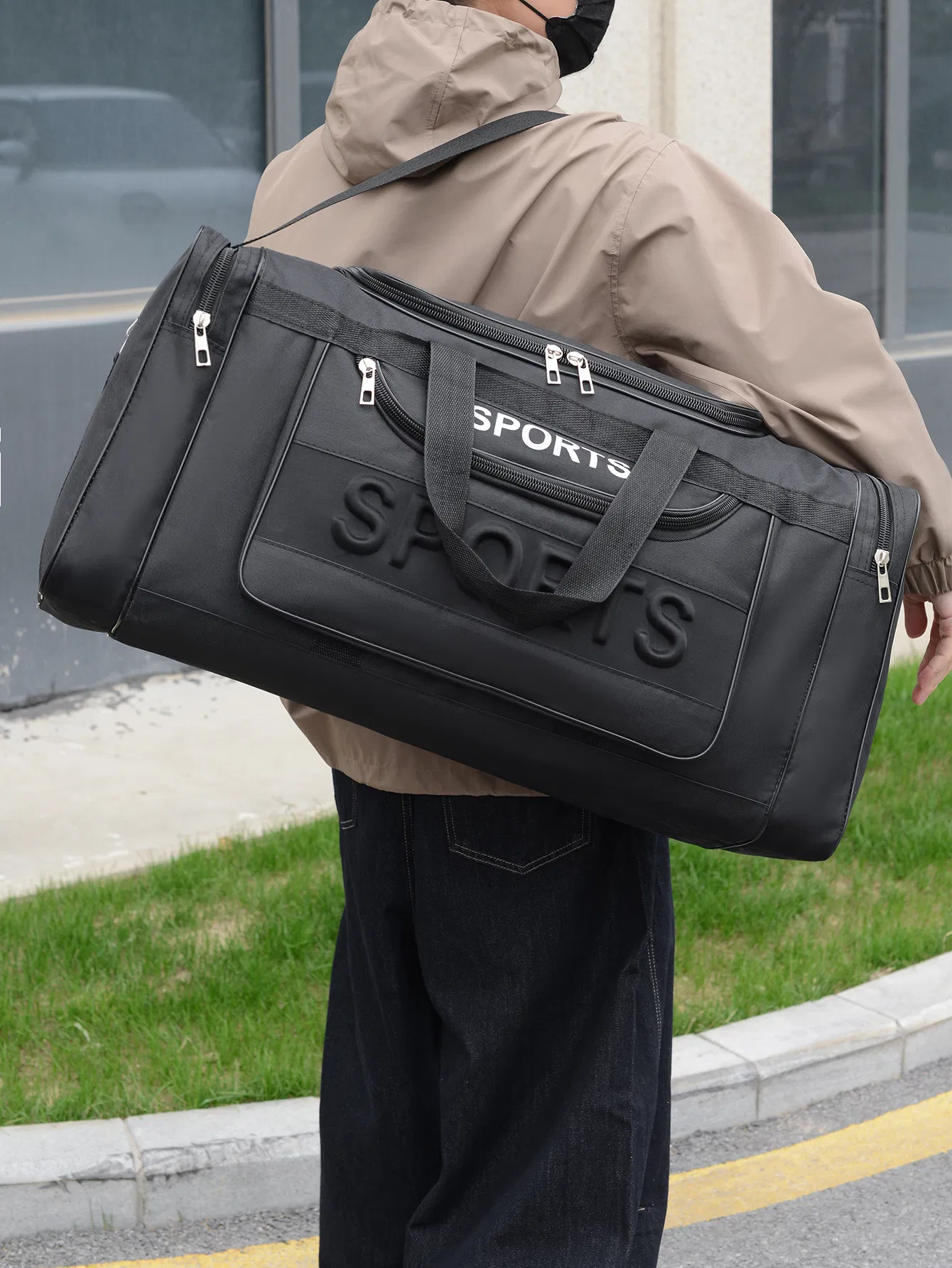 Spacious Sports & Travel Duffel — detail 4