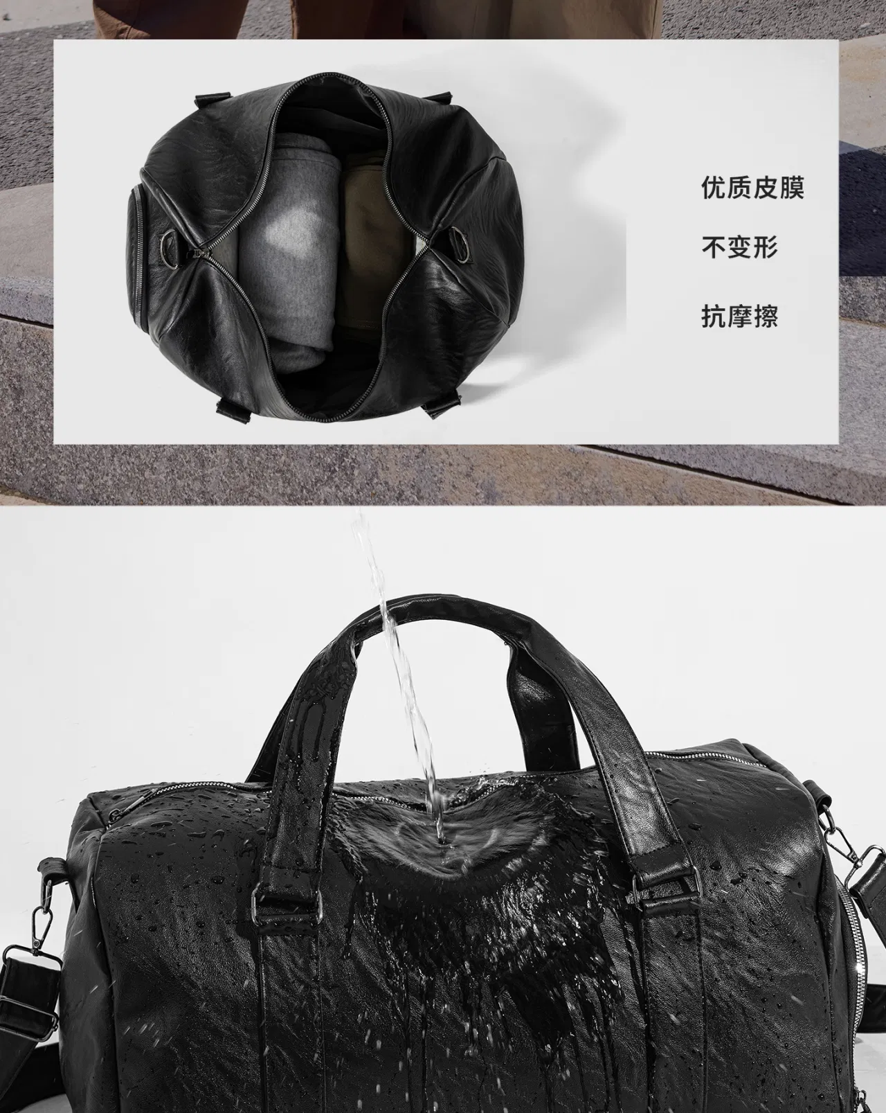Multi-Pocket Weekend Duffel Bag — detail 8