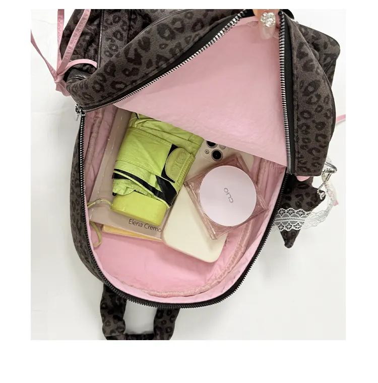 Leopard-Print Mini Backpack — detail 2