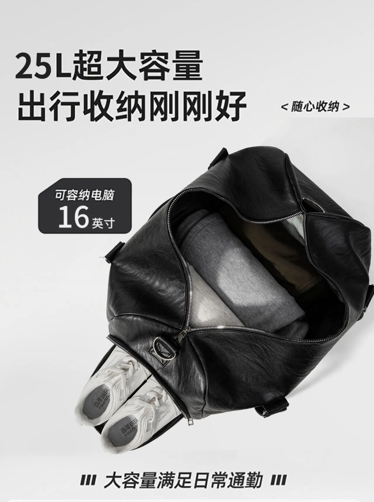 Multi-Pocket Weekend Duffel Bag — detail 5