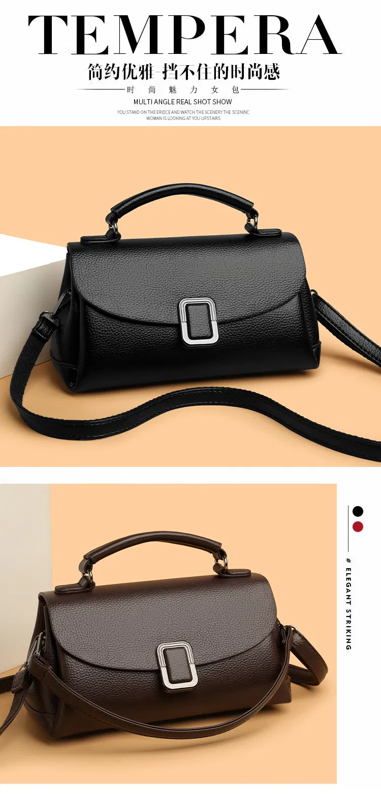 Buckle-Flap Top-Handle Crossbody Bag — detail 10