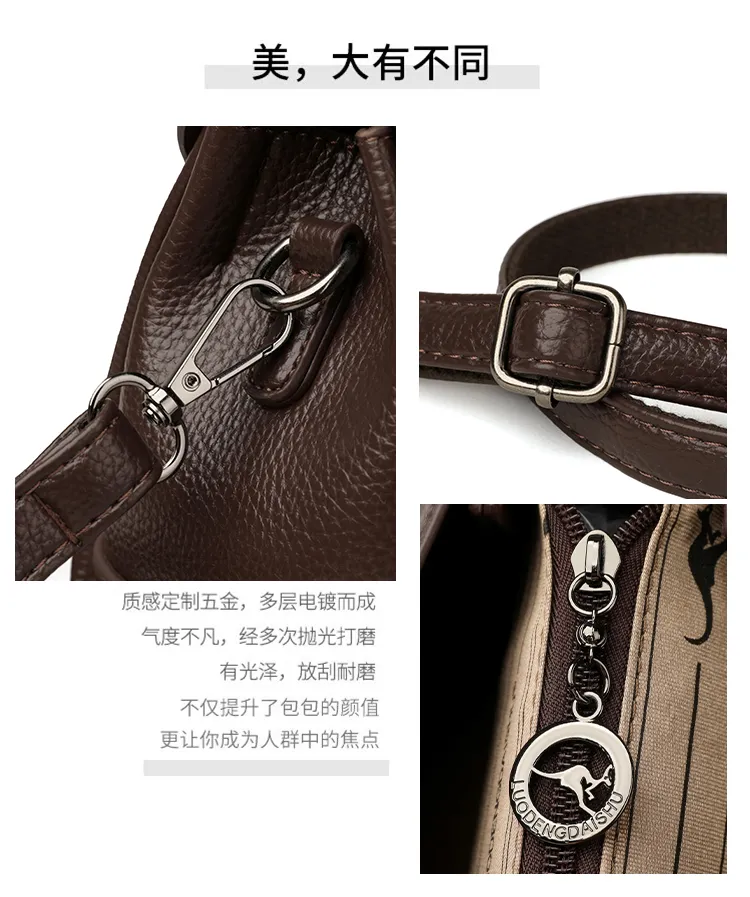 Buckle-Flap Top-Handle Crossbody Bag — detail 4