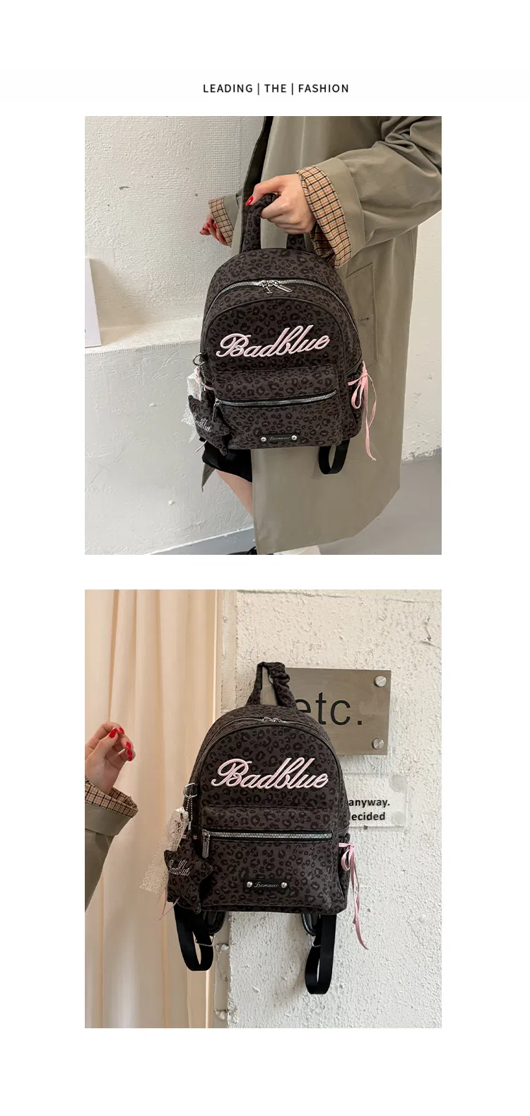 Leopard-Print Mini Backpack — detail 8
