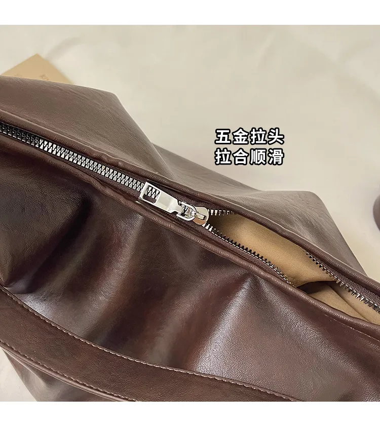 Soft Slouch Shoulder Tote — detail 6