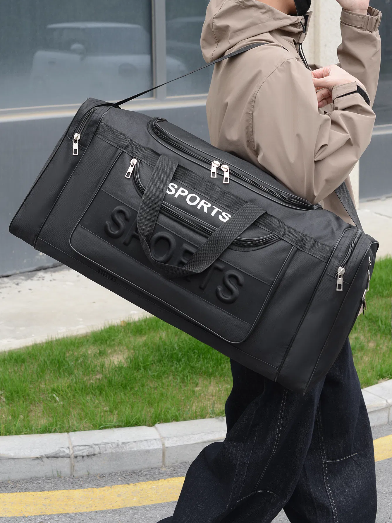 Spacious Sports & Travel Duffel — detail 5