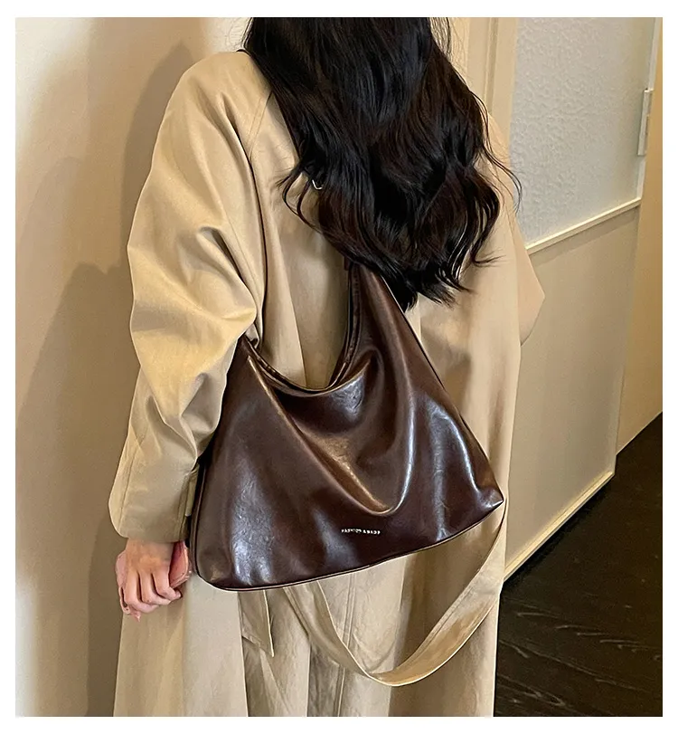 Soft Slouch Shoulder Tote — detail 1