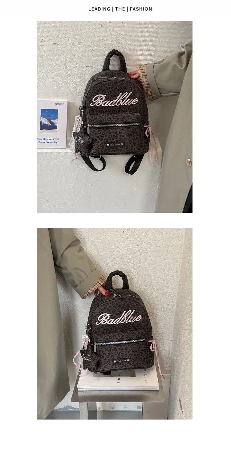 Leopard-Print Mini Backpack — detail 4