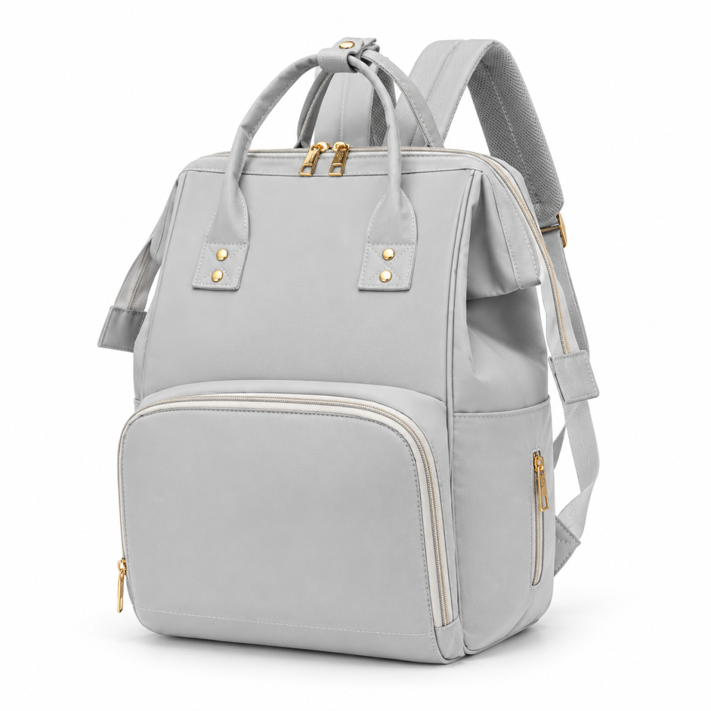 Multi-Compartment Diaper Backpack